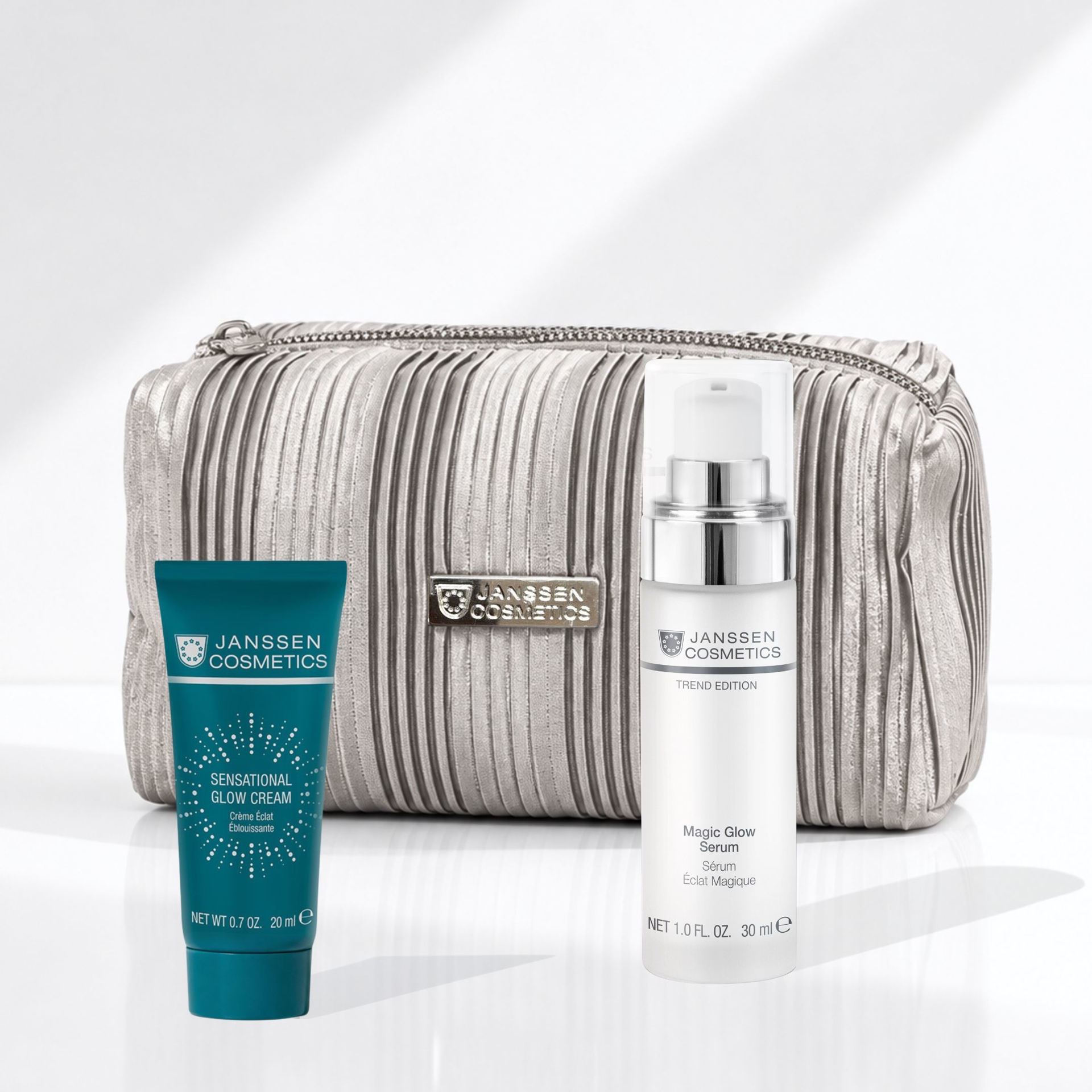 Glow Beauty Duo inkl. gratis Kosmetiktasche und Haarband